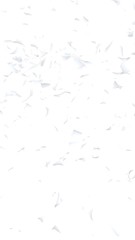 Flying sheets of paper isolated on white background. Abstract money is flying in the air. Vertical orientation. 3D illustration