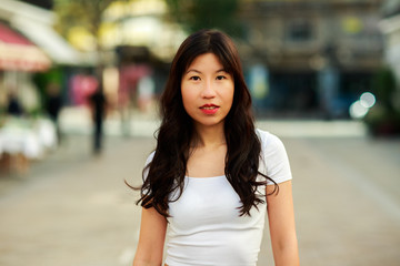 portrait of a young chinese woman