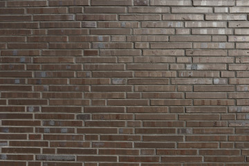 Texture of brownish brick wall