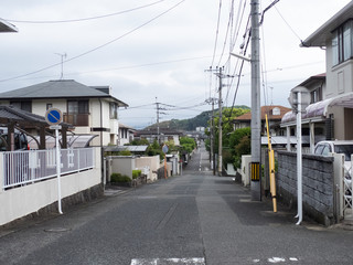 Fototapeta na wymiar 日本の住宅地