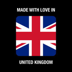 The national flag of the United Kingdom. UK flag.