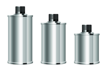 Motor oil metallic bottle vector design illustration isolated on white background

