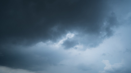 Obraz premium dark storm clouds with background,Dark clouds before a thunder-storm.