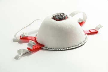 medicine mask respirator object domestic self protection in corona virus quarantine time copy space