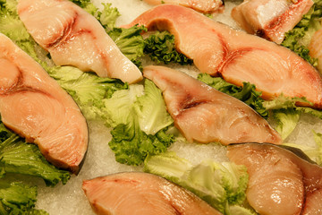 Fresh fish in fish market