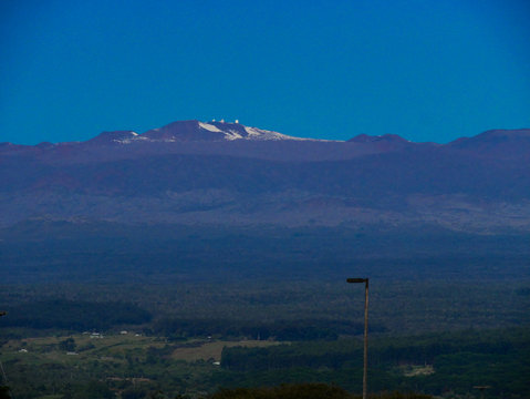 Mauna Kea Mountain View From Hilo, Hawai'i