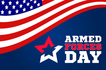 Fototapeta na wymiar Armed Forces Day. Poster, Template, Card, Banner, Background Design. 