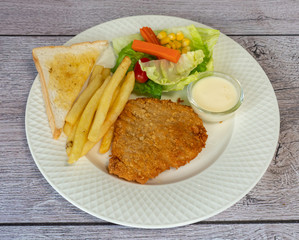 Pork, Beef, Salmon, T-bone, Sirloin, Steak Selections