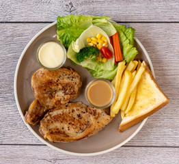 Pork, Beef, Salmon, T-bone, Sirloin, Steak Selections