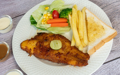 Pork, Beef, Salmon, T-bone, Sirloin, Steak Selections