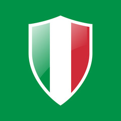 The national flag of Italy. Italian flag.