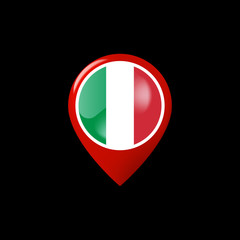 The national flag of Italy. Italian flag.