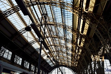 The ceiling of Cologne station.