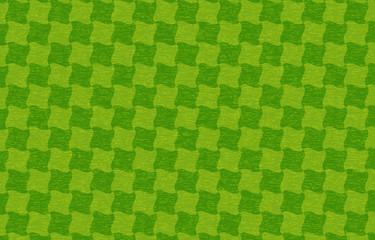 緑色の和紙と和柄：千鳥卍
