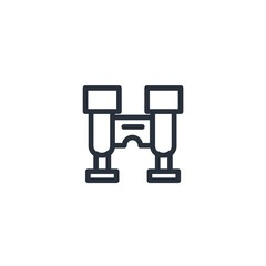 binoculars icon vector illustration for website and graphic design