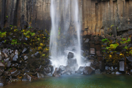 Svartifoss Waterfall in Skaftafell