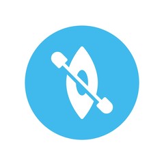 canoe boat icon vector illustration design