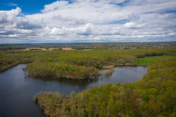 Abstract Aerial of Plainsboro New Jersey