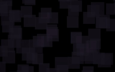 Black abstract background. Backdrop with grey squares. 3D illustration