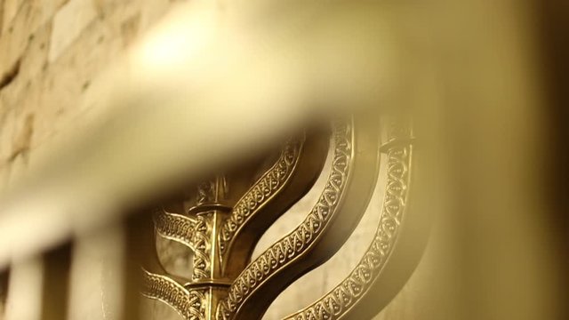 Menorah at the Western Wall 
Jerusalem, Israel