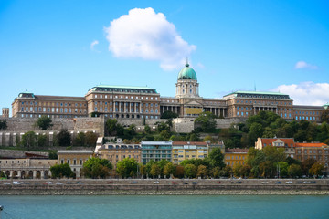 Fototapeta premium Widok na Zamek Królewski w Budapeszcie, Węgry