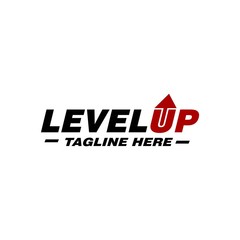 Level Up Logo Vector and Business