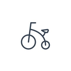 kids bicycle icon vector illustration for website and graphic design
