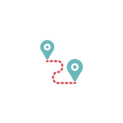 location directions icon vector illustration design