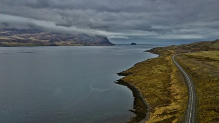Fjord in Iceland