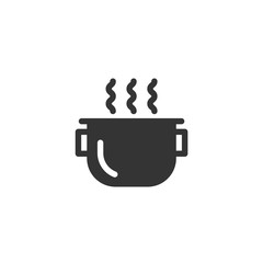 hot pot cooking icon vector illustration design