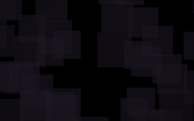 Black abstract background. Backdrop with grey squares. 3D illustration