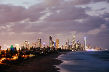 Gold Coast Skyline Queensland Australia