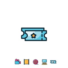 tickets icon vector illustration design