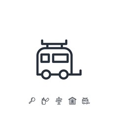 trailer icon vector illustration design