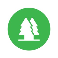 trees icon vector illustration for website and graphic design