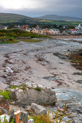 Fototapeta na wymiar Rocky beach in Isle of Man