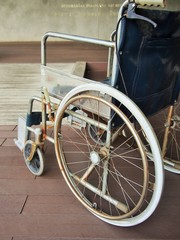 Fototapeta na wymiar Disabled ramp for disabled wheelchair