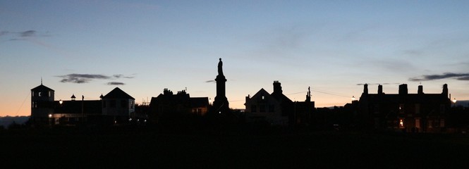 Sunset over suburbia 