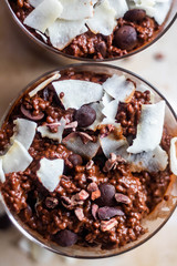 triple chocolate chia pudding 
