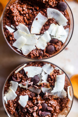 triple chocolate chia pudding 