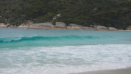 Beautiful clear wave in Albany, Western Australia