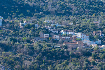 Fototapeta na wymiar village in the Sierra Nevada mountains (Spain)
