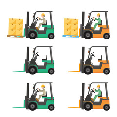 フォークリフト　作業員　セット