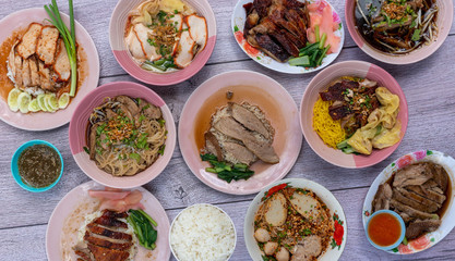 Mixed Thai Pork & Duck Dishes 