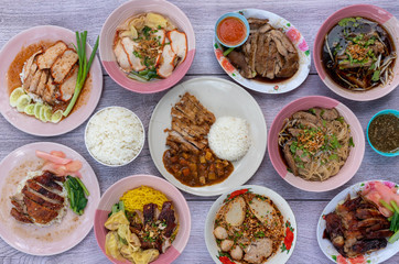 Mixed Thai Pork & Duck Dishes 