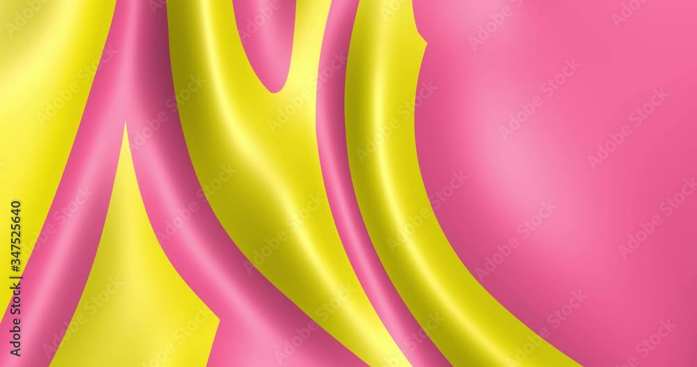 Poster liquid colorful loop animation. soft rounded shapes. 3d rendering. digital art. creative concept.