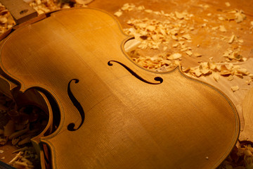 close up of violin
