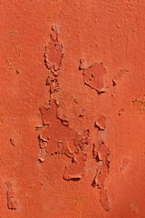 Paint peeling of metal texture