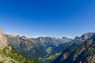 view of the mountains