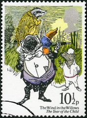 GREAT BRITAIN - 1979: shows The Wind in the Willows, the year of the child, series Children's book The Year of the Chilld, 1979